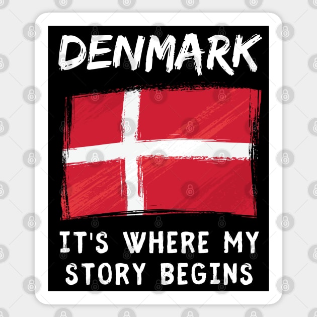 Denmark Its Where My Story Begins Sticker by footballomatic